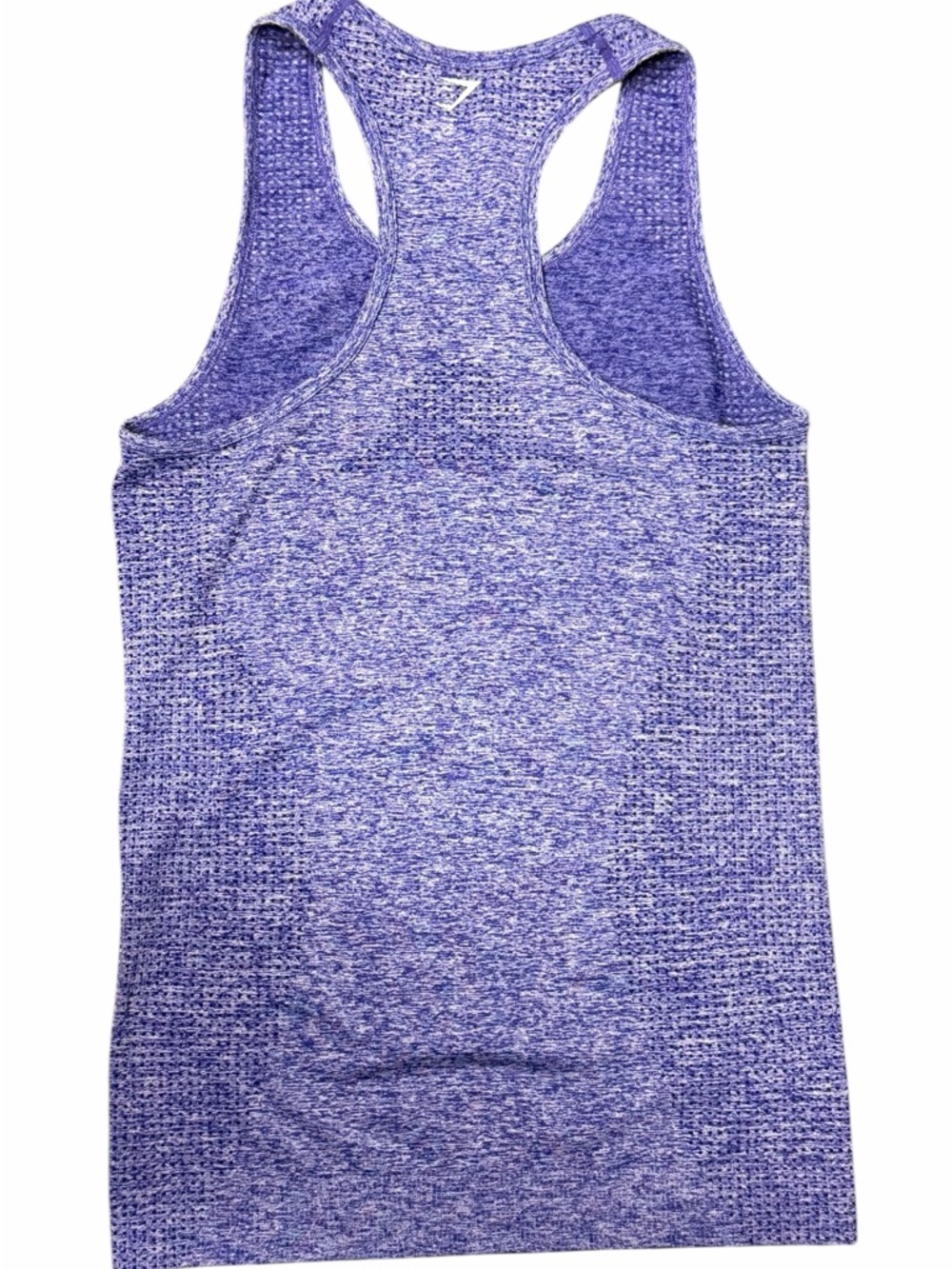 Gymshark Vital Seamless Tank Purple Marl Racerback Sculpting Athleisure Top S - Picture 8 of 10
